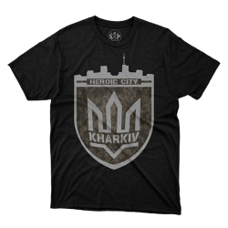 Футболка чорна HEROIC CITY