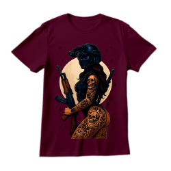 Футболка “Night Warrior” Бордо