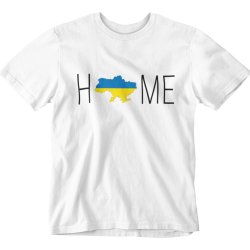 Футболка чоловіча 'HOME' біла