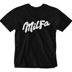 Футболка 'MilFa' чорна 2
