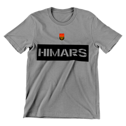 Футболка оверсайз 'HIMARS' сіра