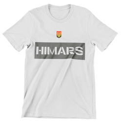 Футболка оверсайз 'HIMARS' біла