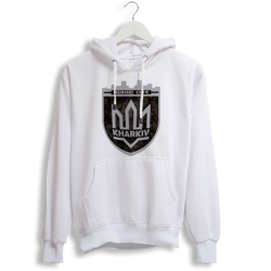Худі «HEROIC CITY Kharkiv», Білий