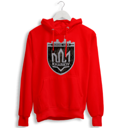Худі «HEROIC CITY Kharkiv» червоний
