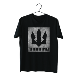 Футболка оверсайз 'UKRAINE' чорна